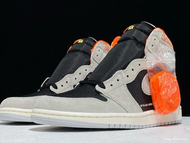 Jordan OG 1 Grey Air Neutral Retro 555088-018 High 0708